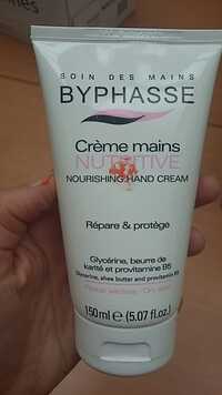 BYPHASSE - Nutritive - Crème mains répare & protège