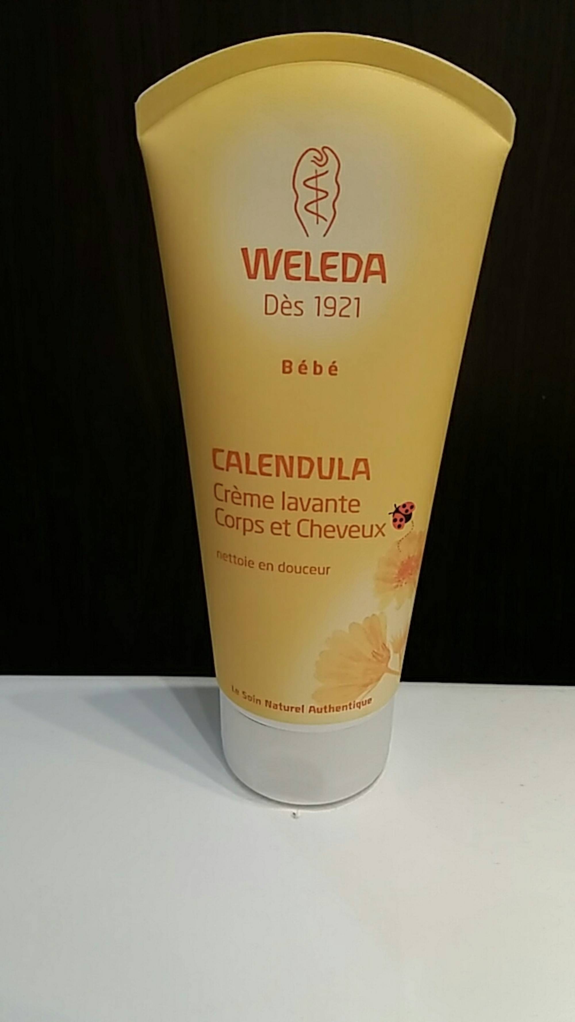 Crème lavante bébé corps/cheveux au calendula - Weleda