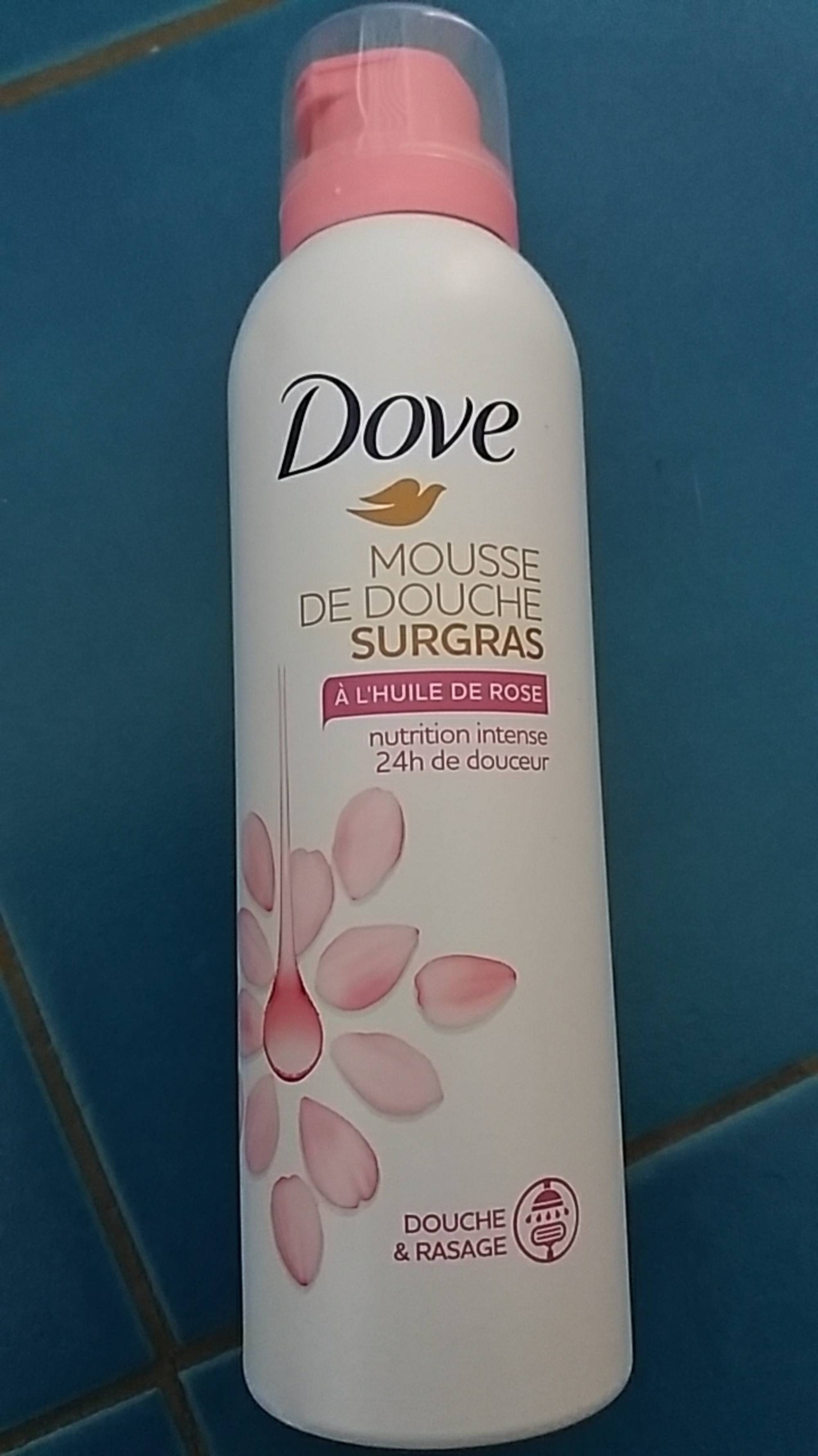 DOVE - Mousse de douche surgras à l'huile de rose