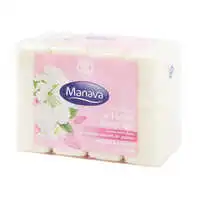 MARQUE REPÈRE - Savon de toilette fleurs blanches - 4 x 100 g