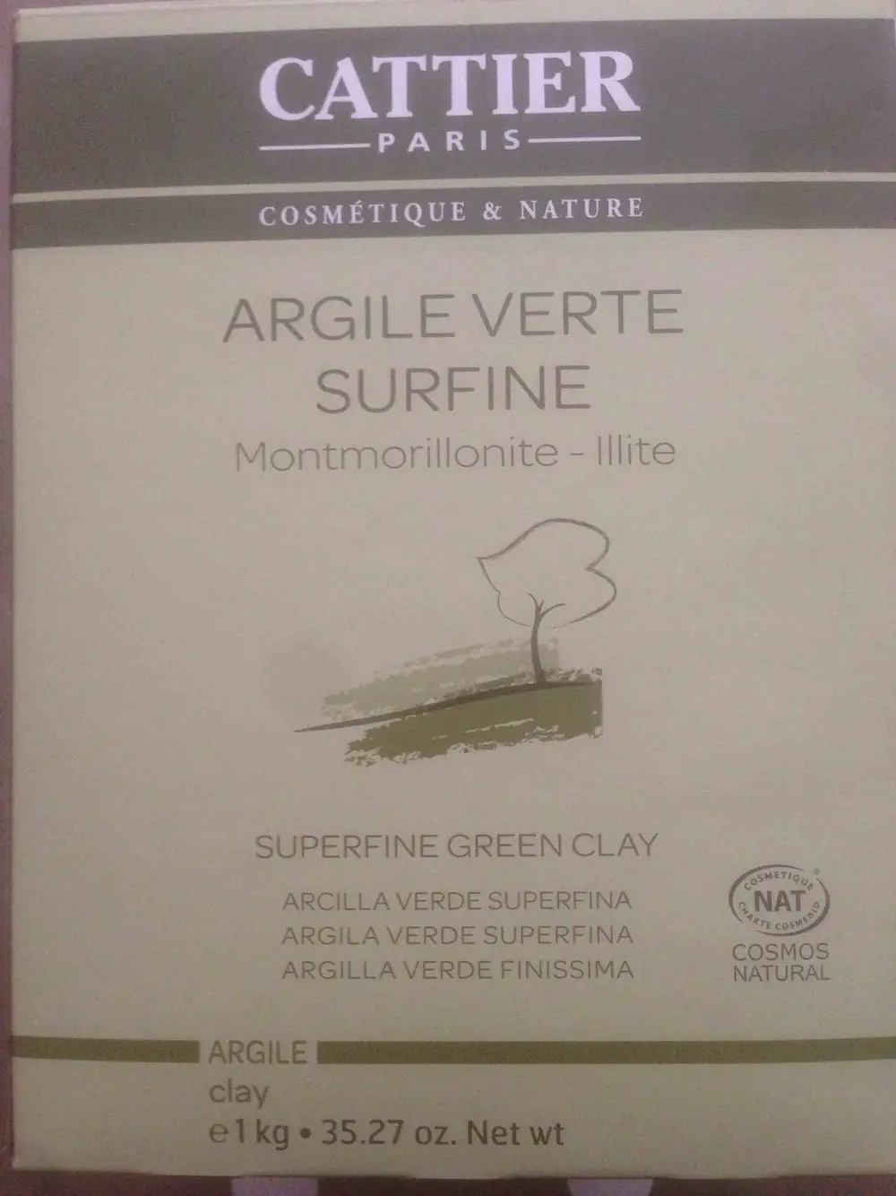 CATTIER - Argile verte surfine