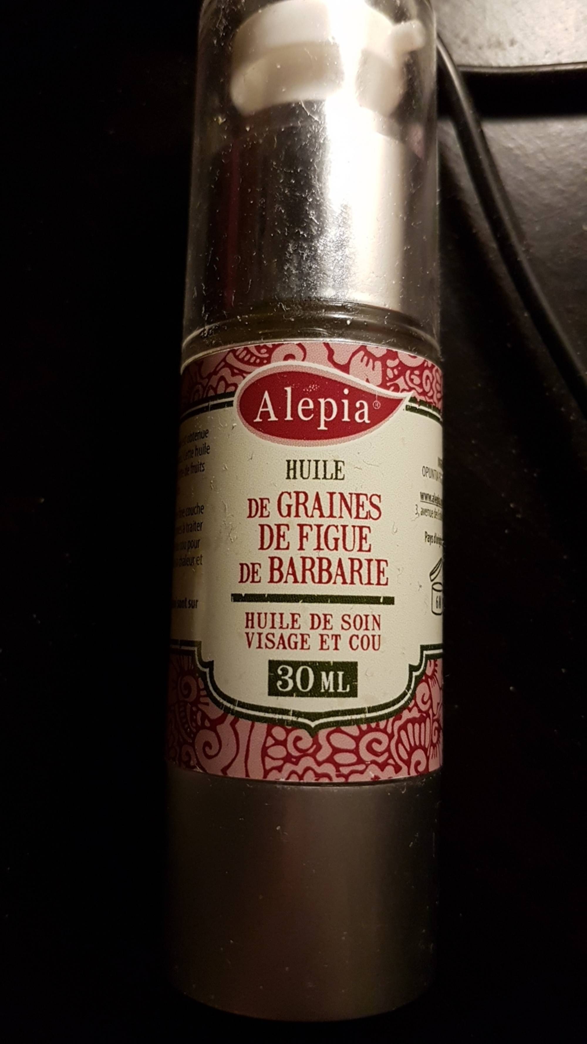 Pure huile de graines de figue de barbarie Alepia 30 ml