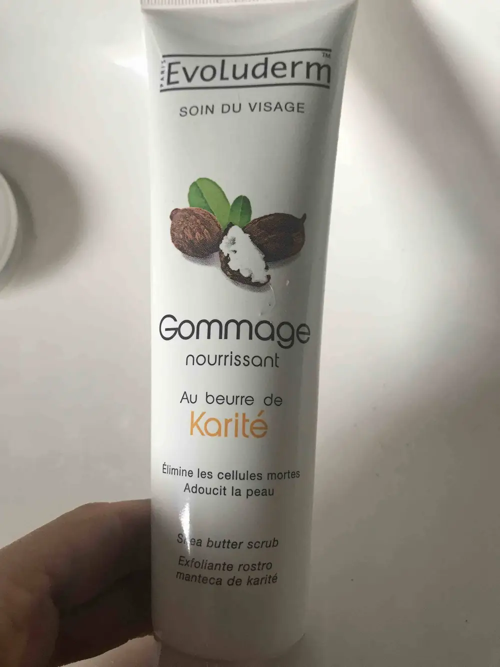 EVOLUDERM - Au beurre de Karité - Gommage nourissant visage