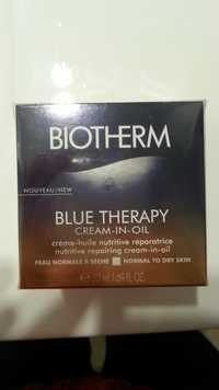 BIOTHERM - Blue therapy - Crème-huile nutritive réparatrice