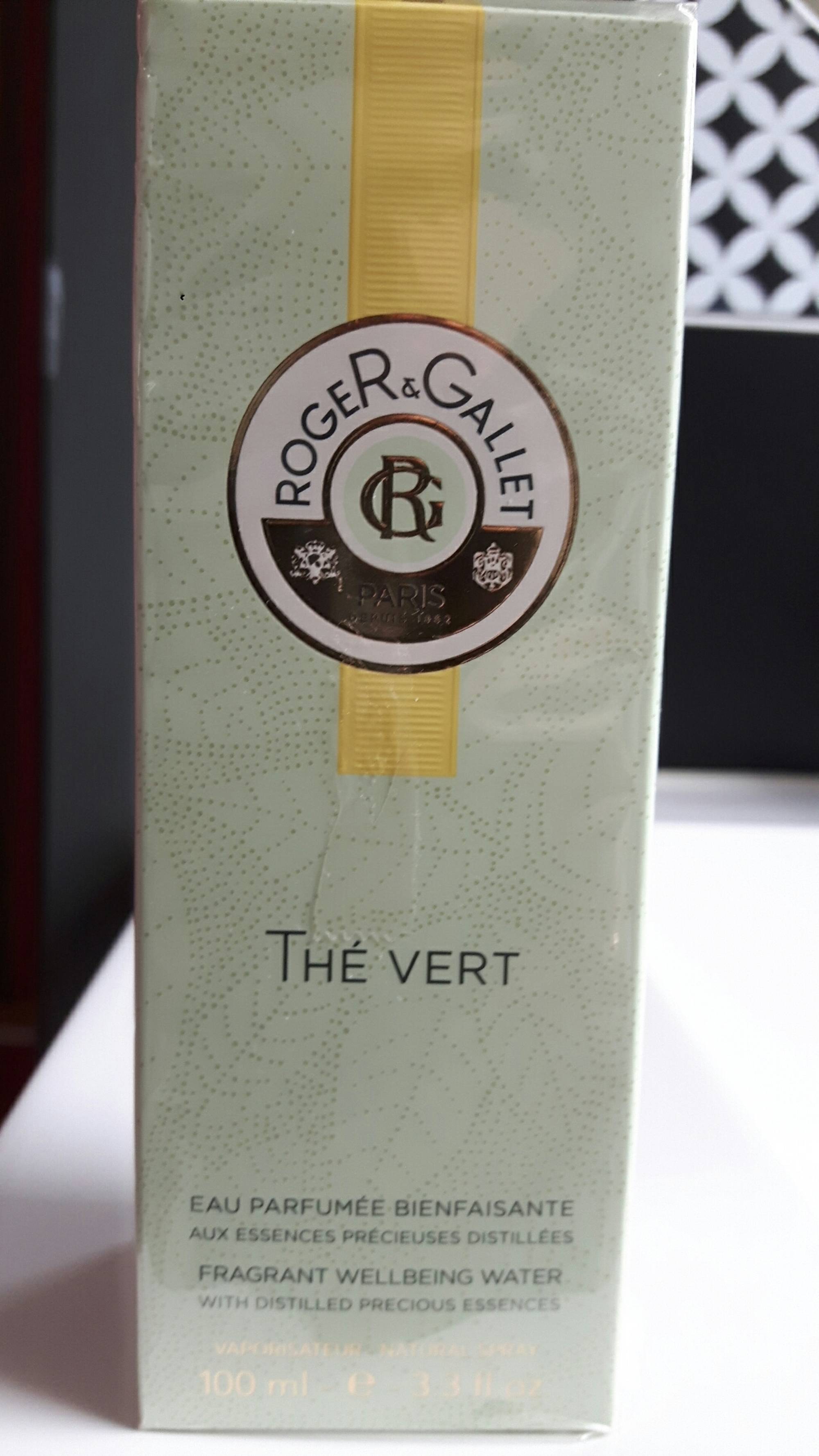 ROGER & GALLET - Thé vert - Eau parfumée bienfaisante