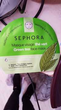 SEPHORA - Masque visage thé vert