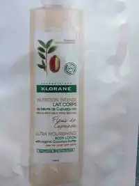 KLORANE - Nutrition intense - Lait corps au beurre de cupuaçu bio