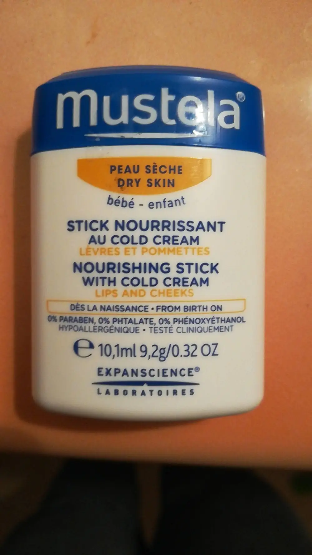 MUSTELA - Bébé enfant - Stick nourrissant au cold cream