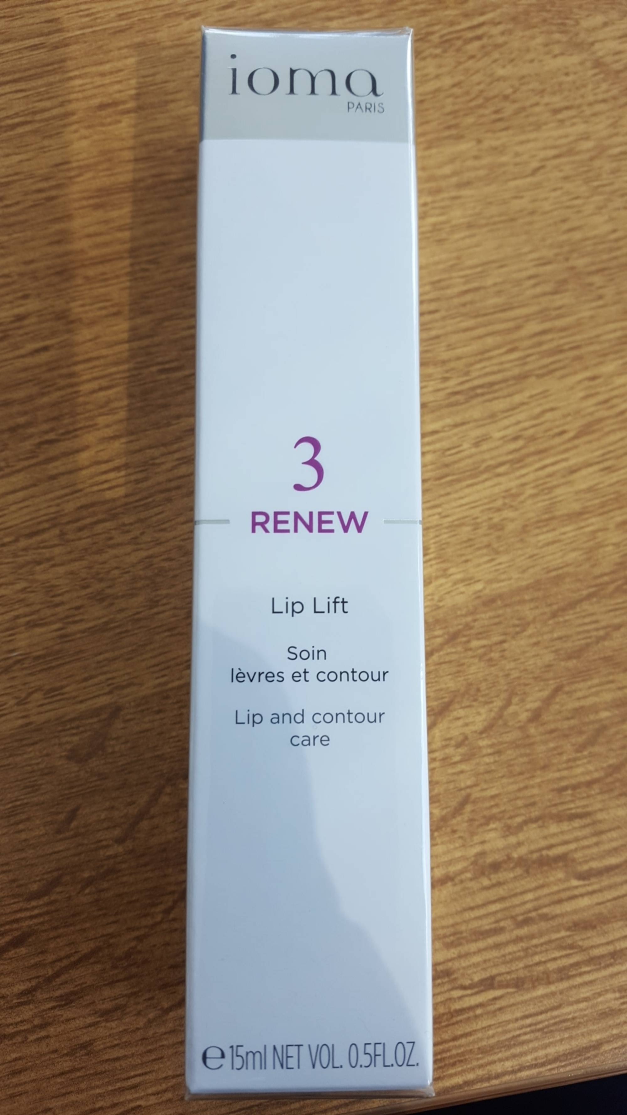 IOMA - Lip lift 3 renew - Soin lèvres et contour