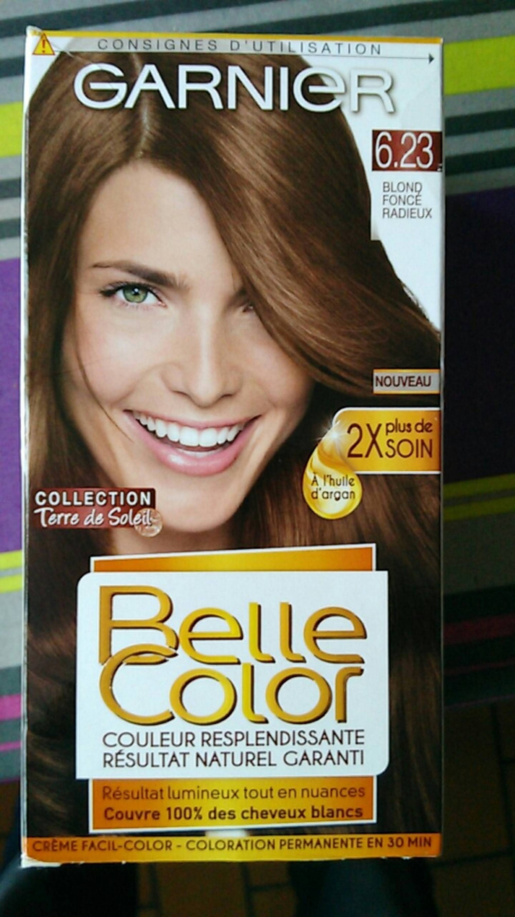 GARNIER - Belle Color - Coloration permanente 6.23 Blond foncé radieux