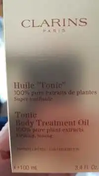 CLARINS PARIS - Huile tonic 100 % purs extraits de plantes super tonifiante