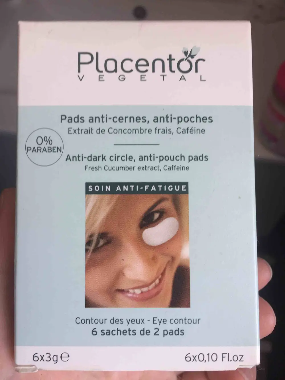 PLACENTOR VÉGÉTAL - Pads anti-cernes anti-poches - Contour des yeux