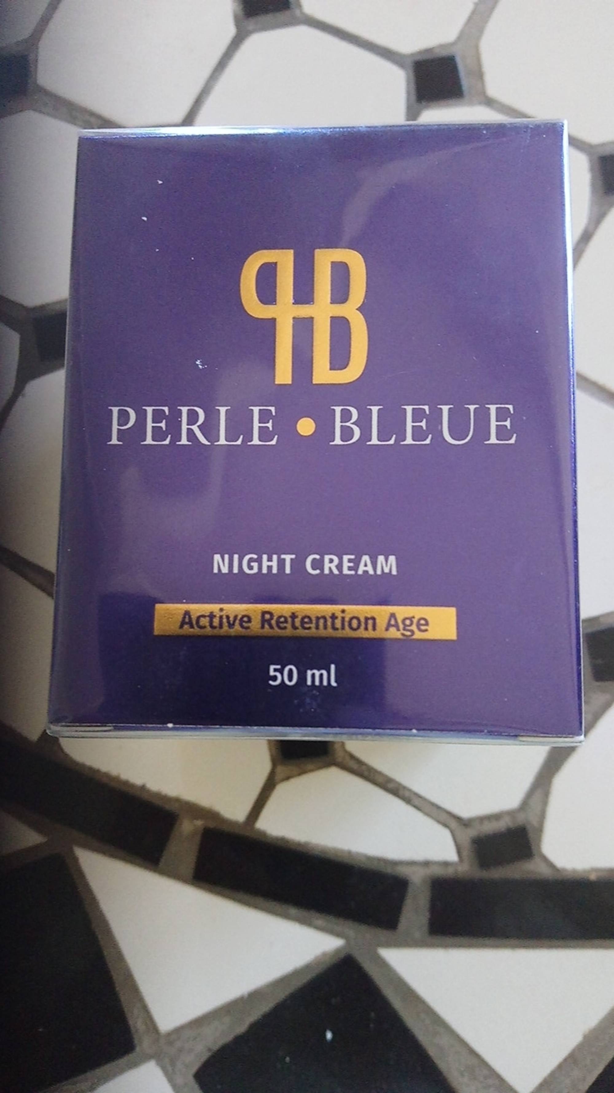 PERLE BLEUE - Perle bleue - Night cream active retention age