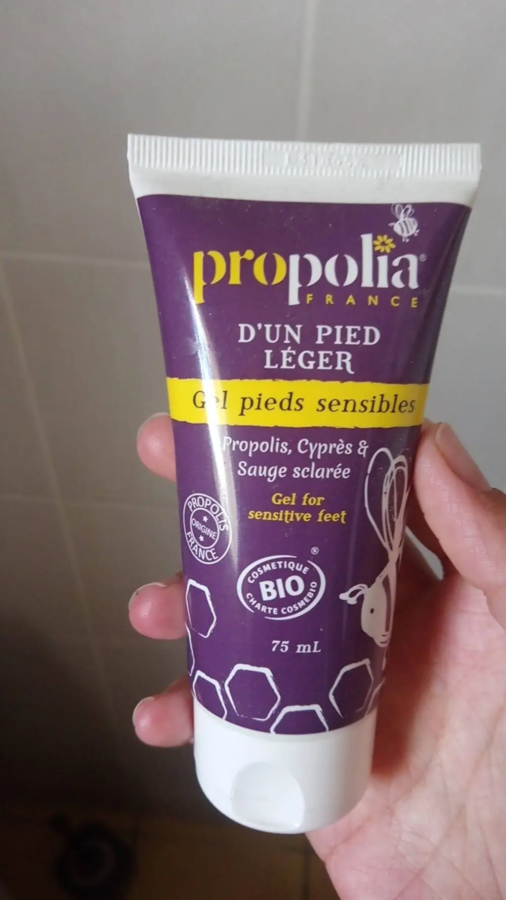 PROPOLIA - Gel pieds sensibles bio