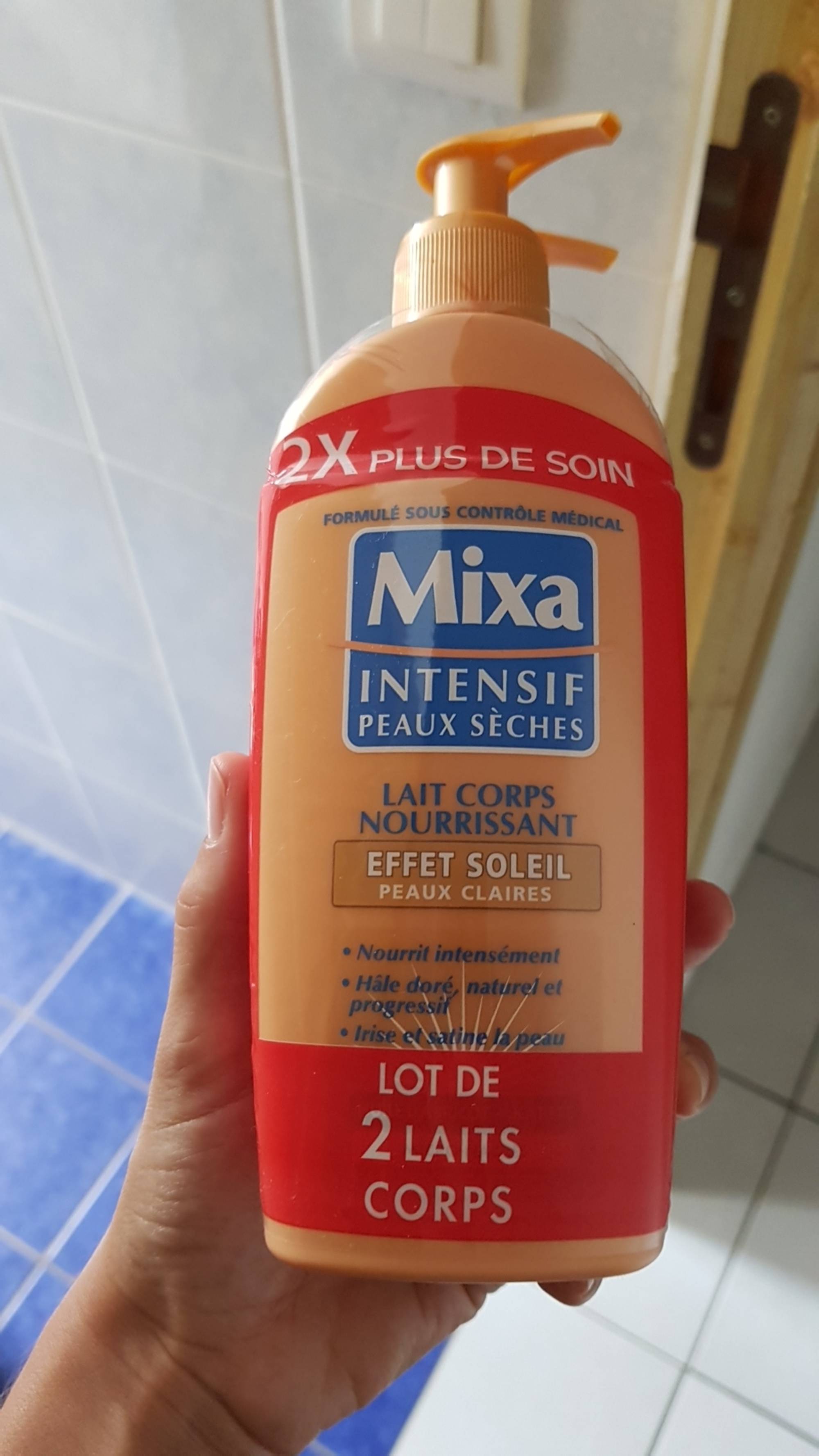 Composition MIXA Intensif peaux sèches lait corps nourrissant effet soleil  - UFC-Que Choisir
