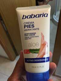 BABARIA - Aloe - Crema pies hidratante