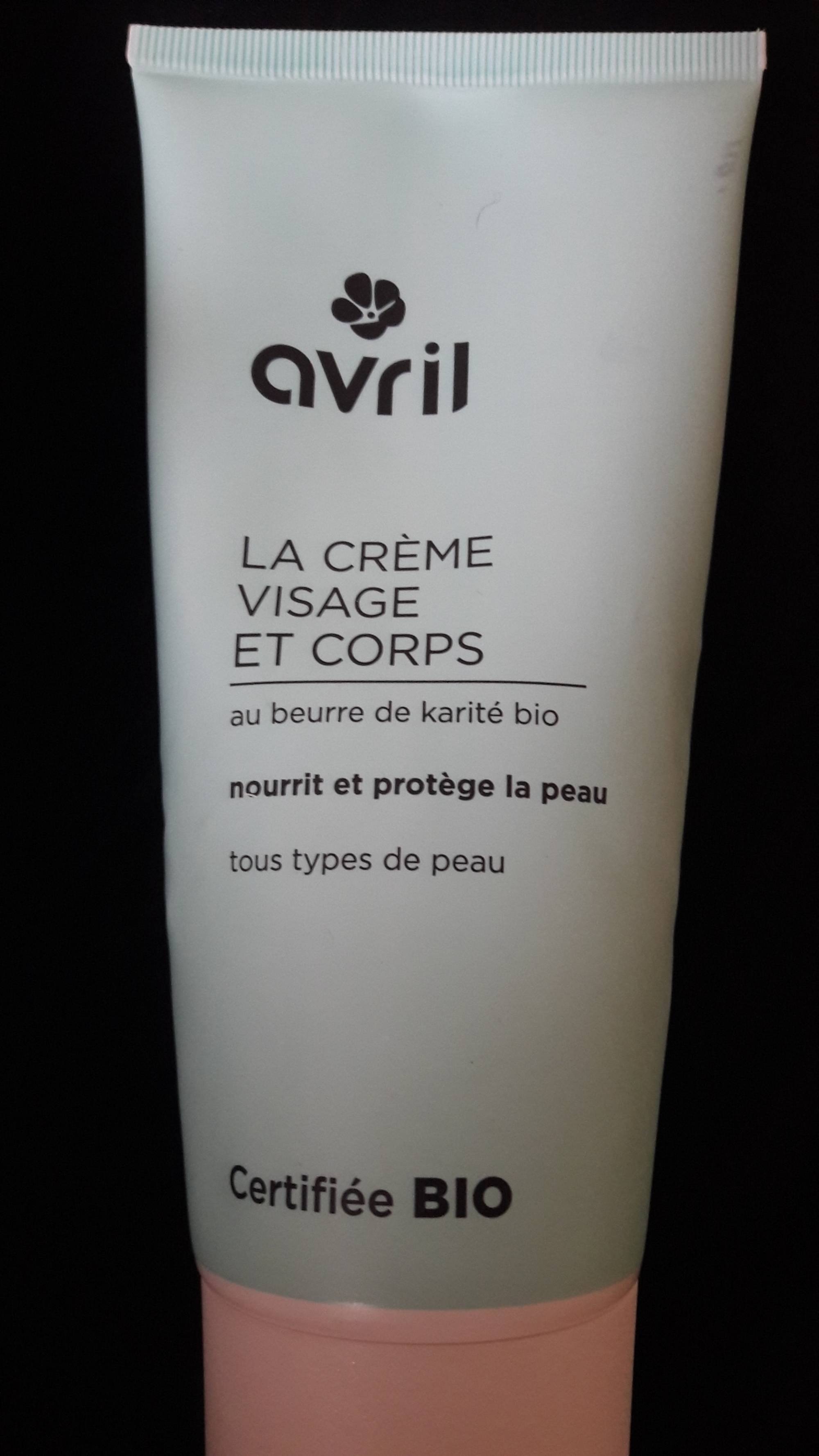 AVRIL Crème hydratante BIO visage & corps 200ml