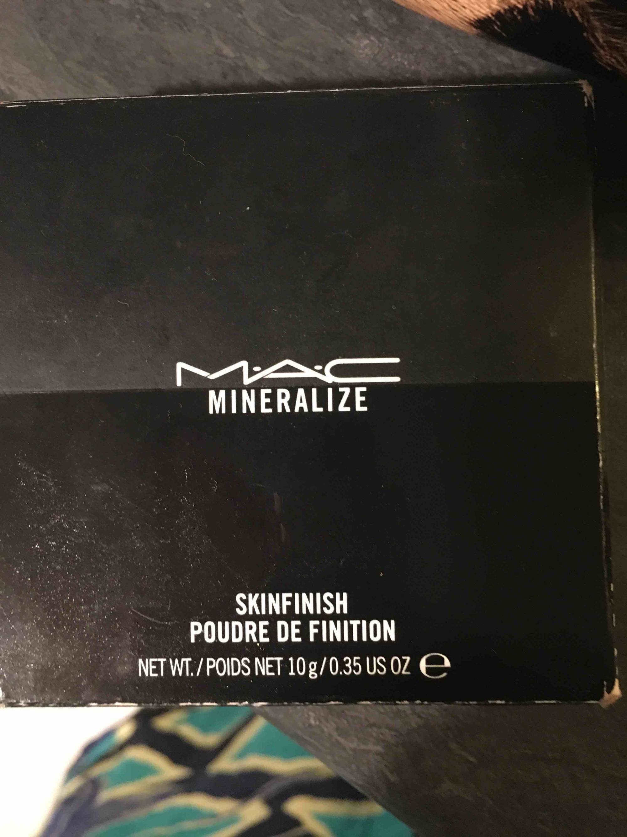 MAC - Mineralize skinfinish - Poudre de finition