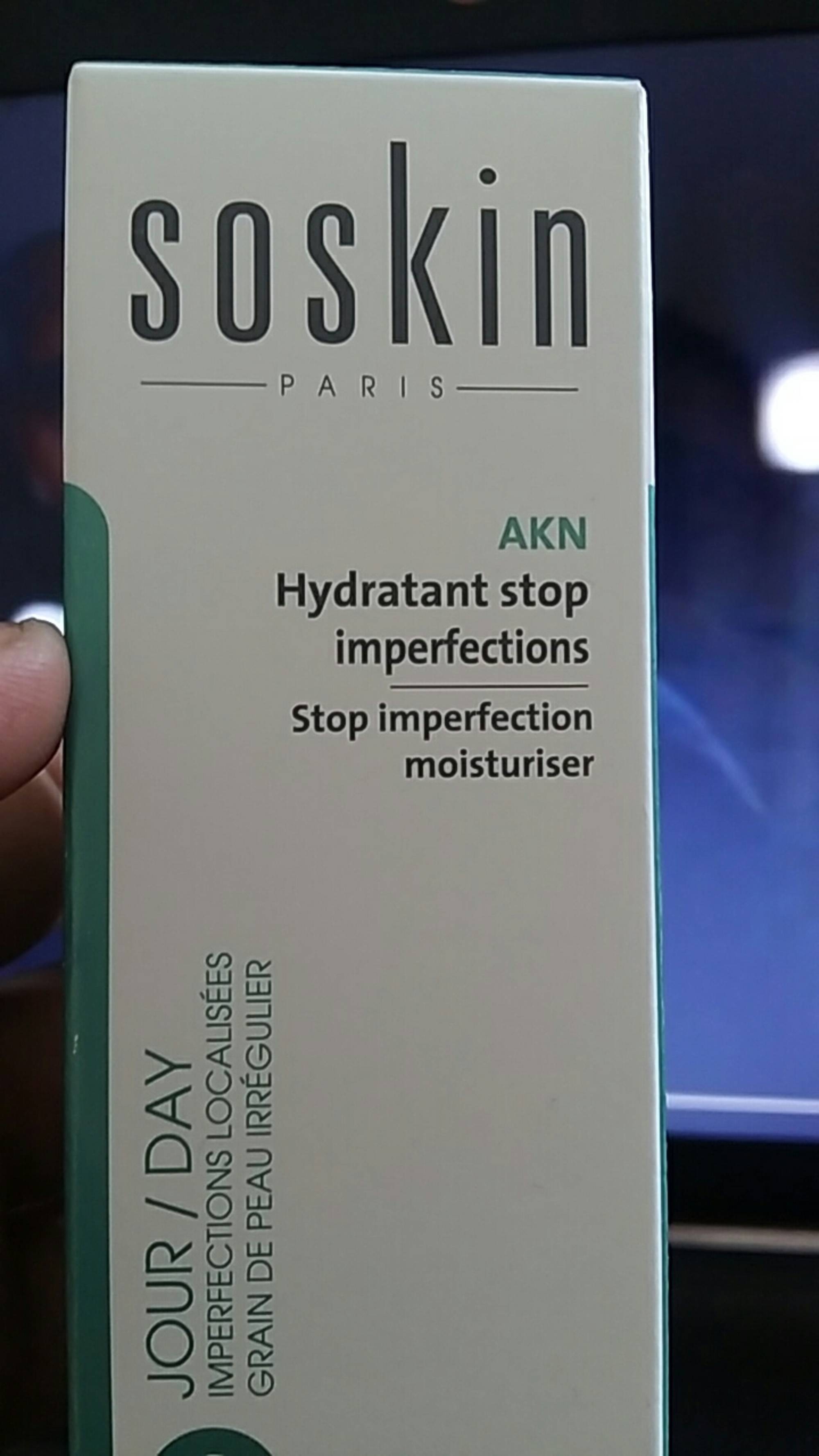 SOSKIN - AKN - Hydratant stop imperfections 
