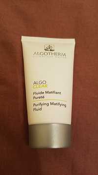 ALGOTHERM - Algo clear - Fluide matifiant pureté