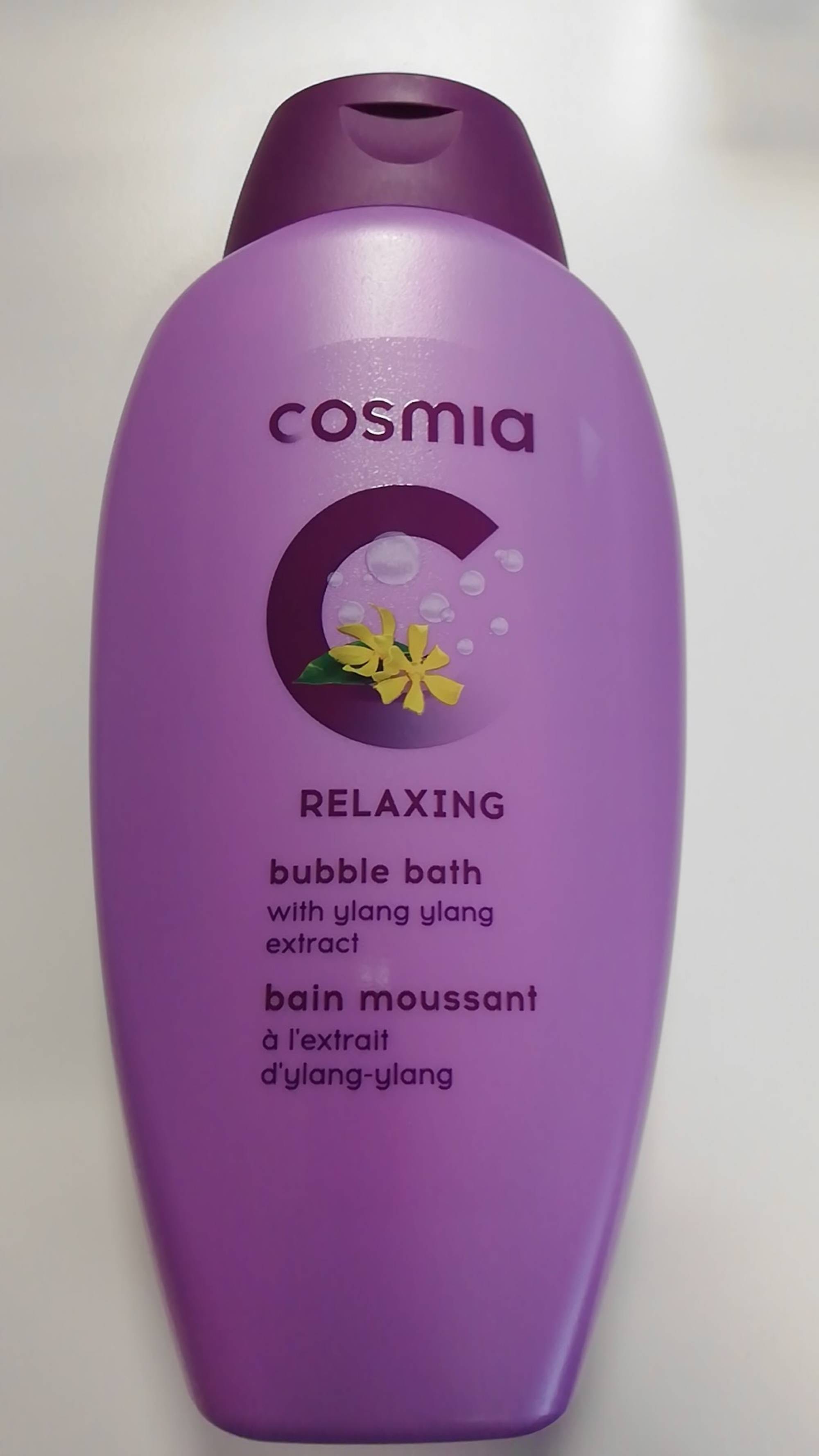 COSMIA - Relaxing - Bain moussant à l'extrait d'ylang-ylang