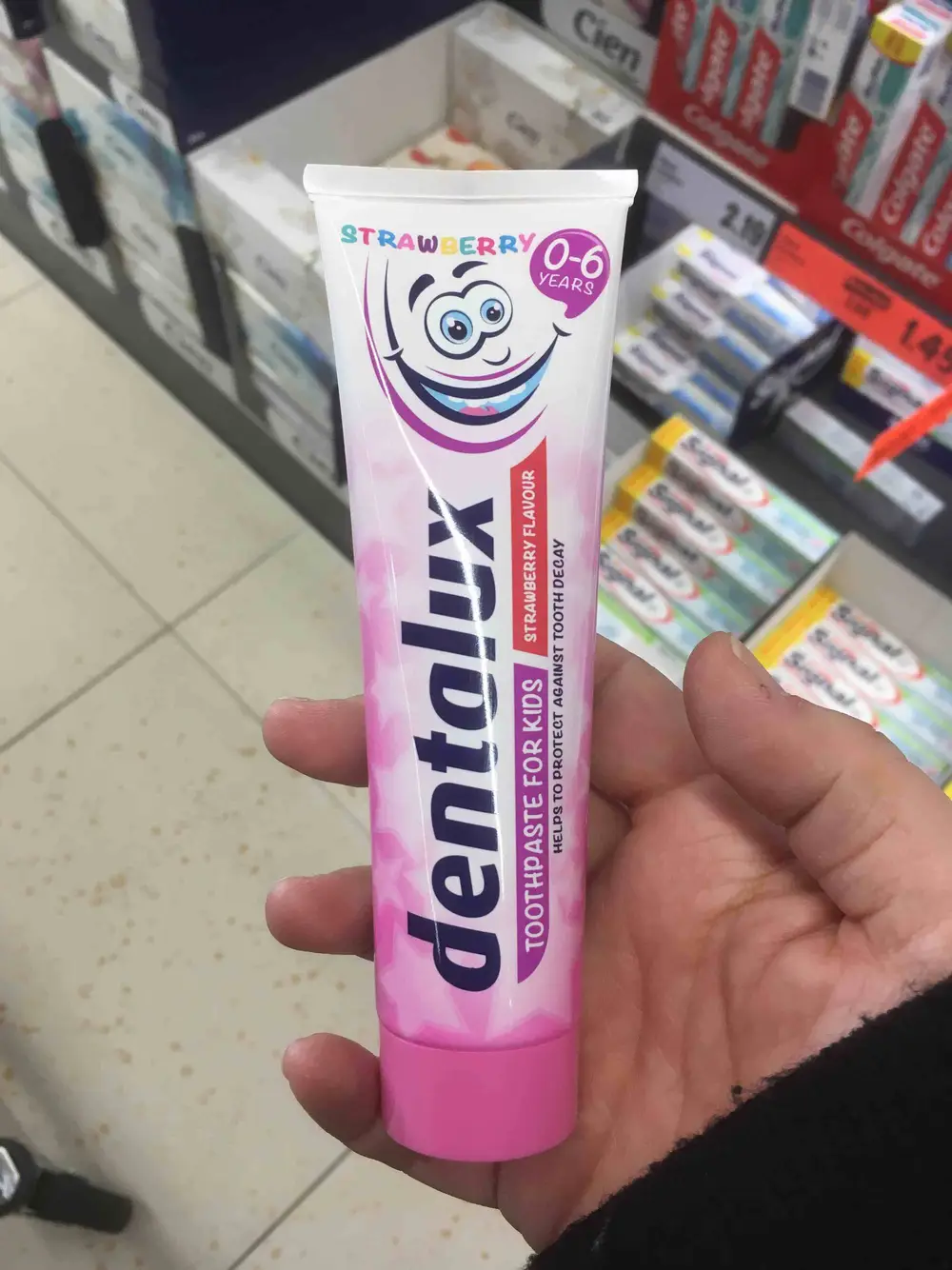 DENTALUX - Strawberry - Toothpaste for kids