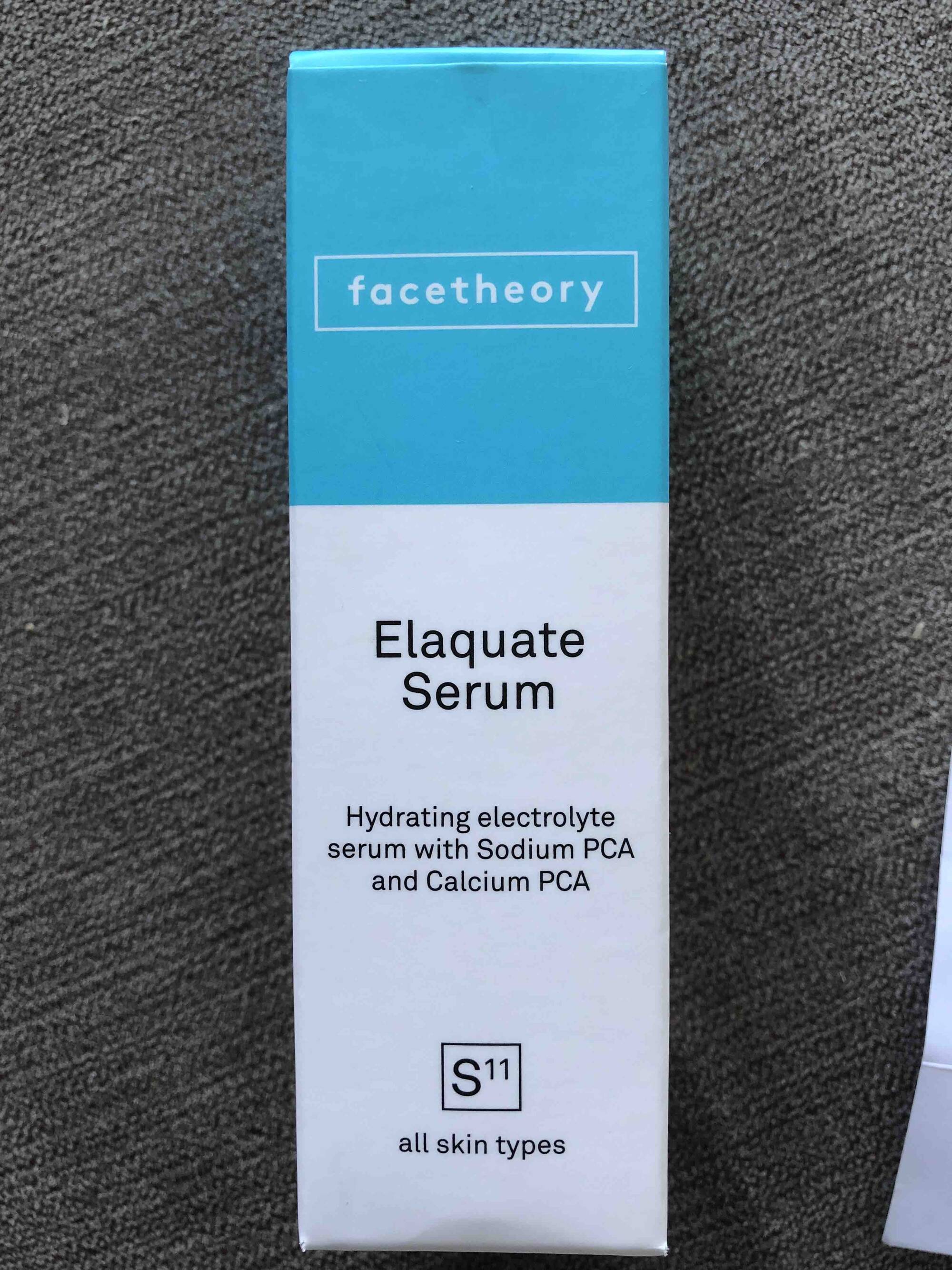 FACETHEORY - Elaquate serum S11 