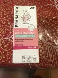 PRANARÔM - Huile massage reconfort ventre