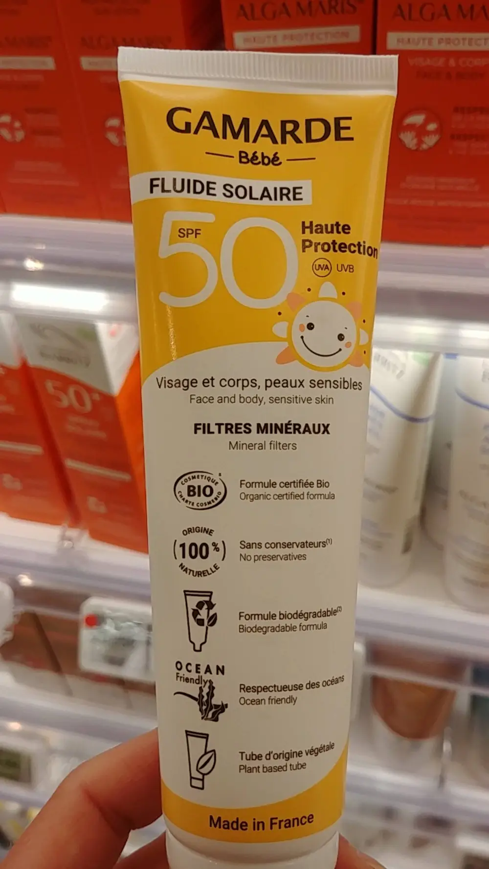 GAMARDE - Bébé - Fluide solaire SPF 50