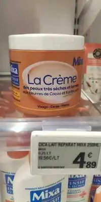 MIXA - Intensif Peaux sèches - La crème aux beurres de Cacao et Karité purs