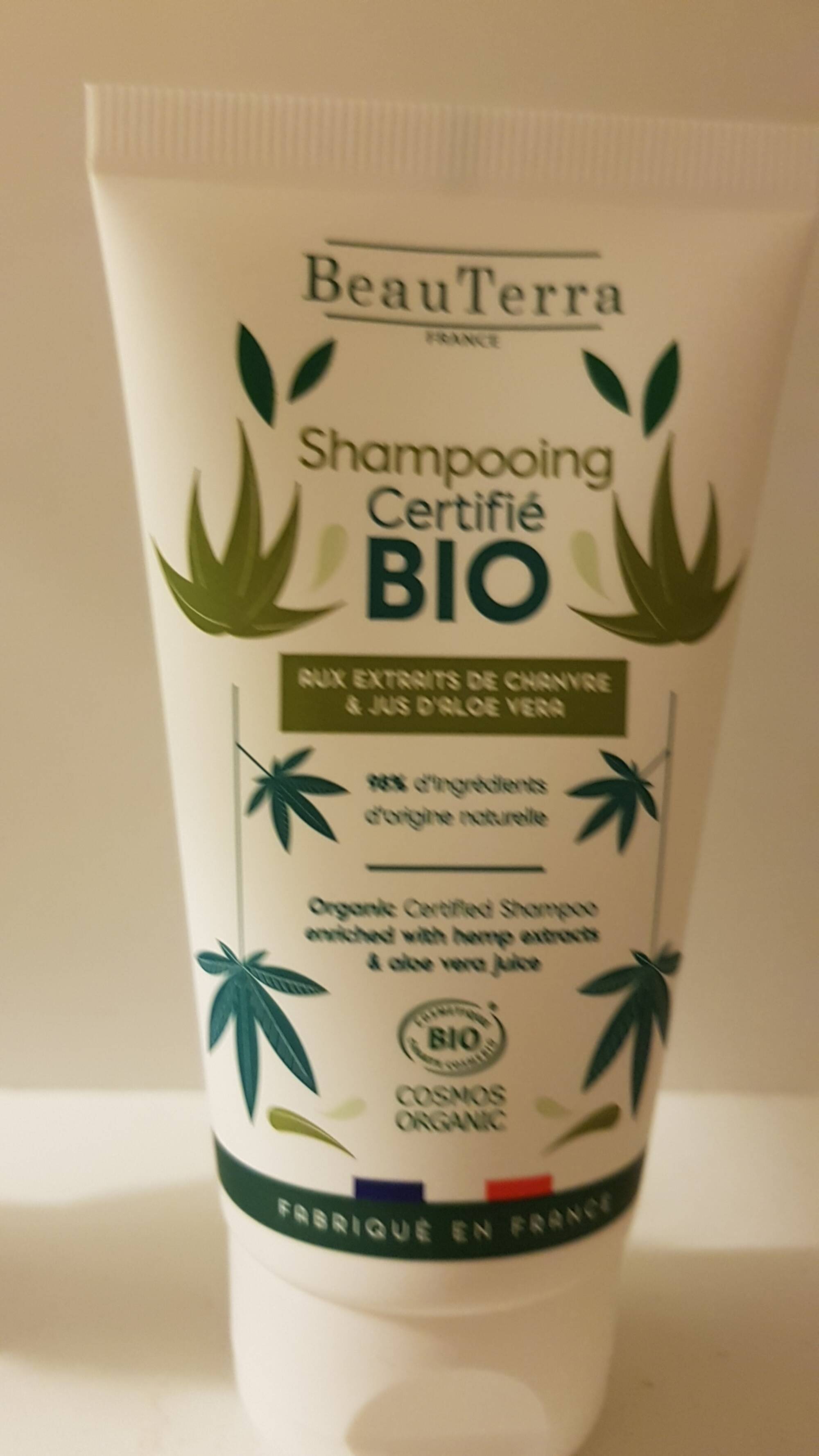 BEAUTERRA - Shampooing aux extraits de Chanvre & Jus d'Aloe vera