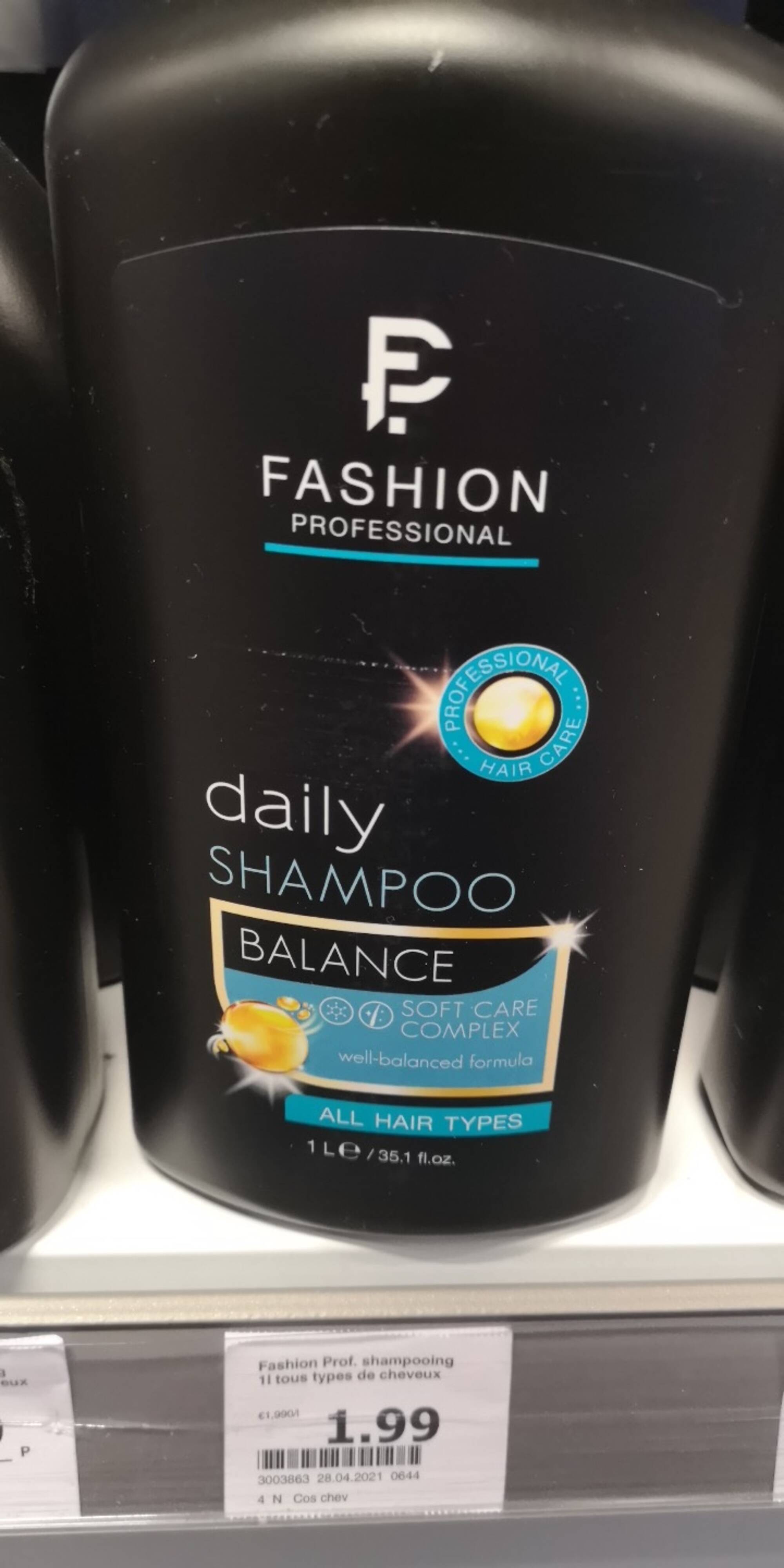 FASHION PROFESSIONAL - Daily shampoo balance