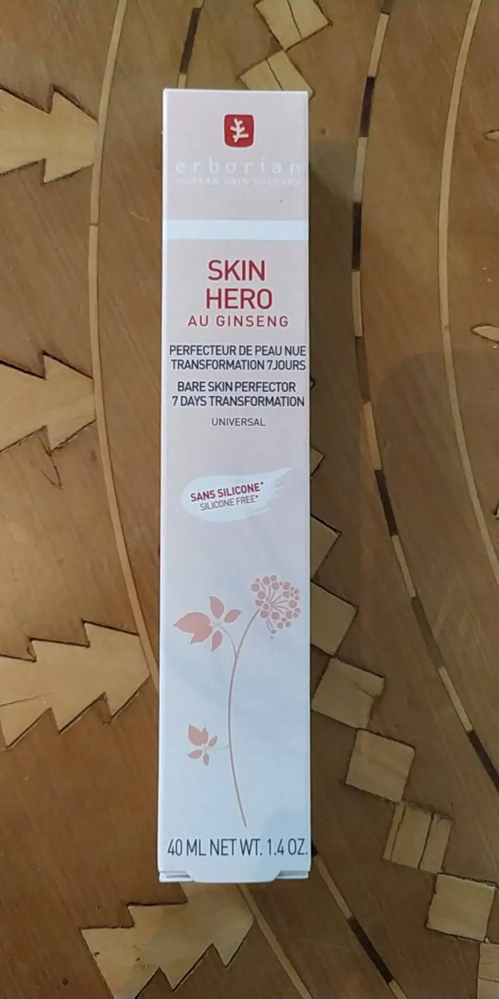 ERBORIAN - Skin hero au Ginseng - Perfecteur de peu nue