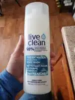 LIVE CLEAN - Eau Fraîche - Nettoyant pour le corps
