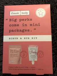 FRANK BODY - Big perks come in mini packages - Scrub & rub kit