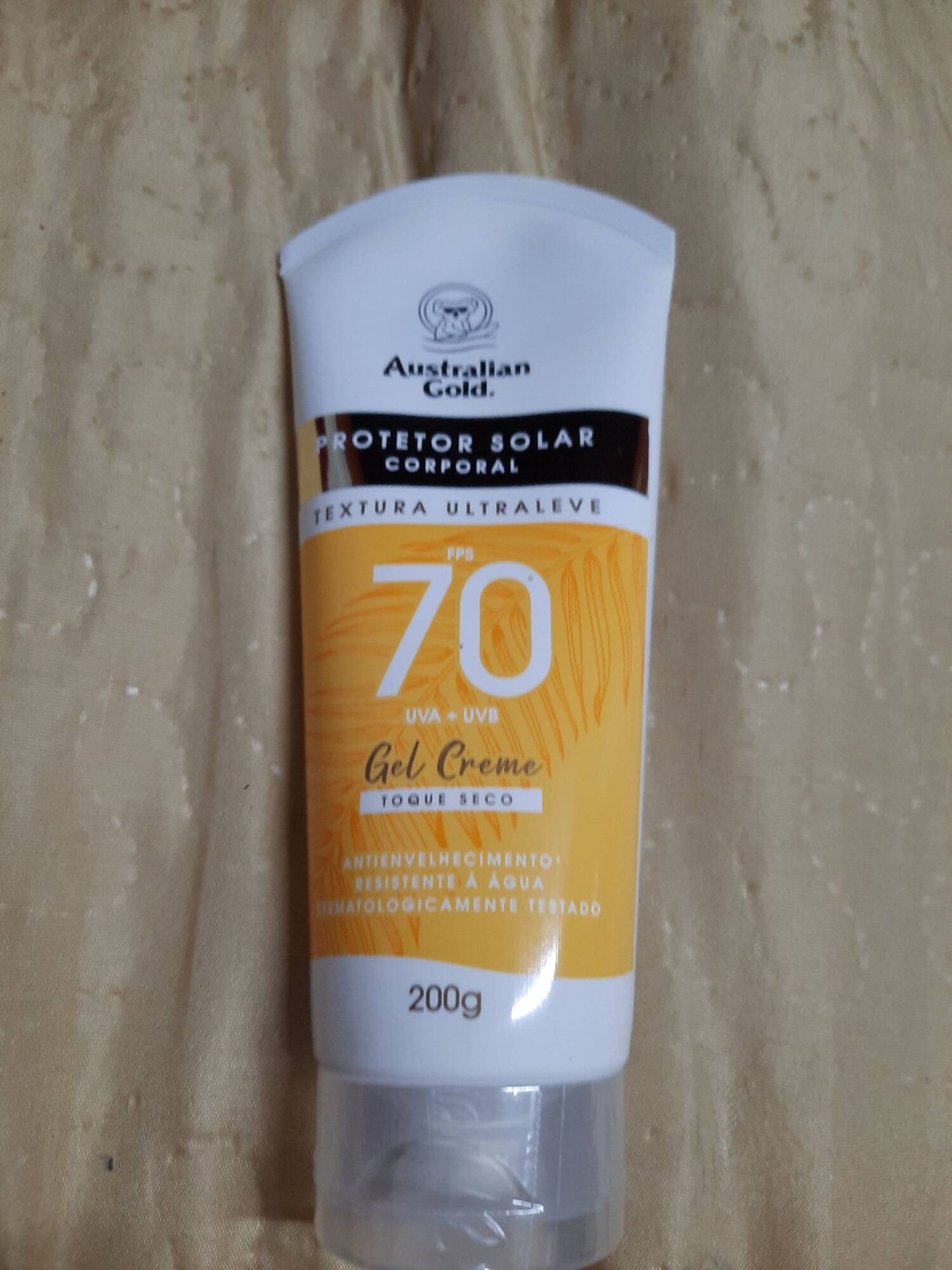 AUSTRALIAN GOLD - Protetor solar corporal gel creme FPS 70