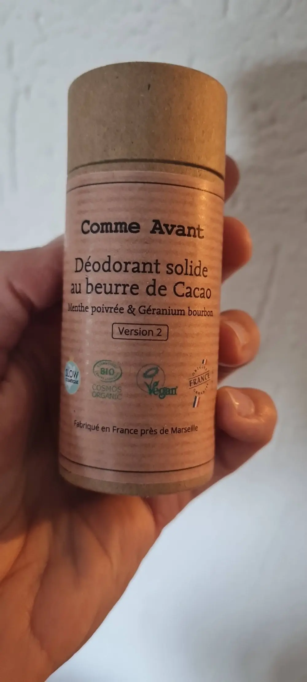 COMME AVANT - Déodorant solide au beurre de cacao