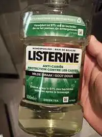 LISTERINE - Bain de bouche anti caries goût doux