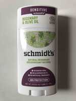 SCHMIDT'S - Rosemary & Olive oil - Désodorisant naturel 48h