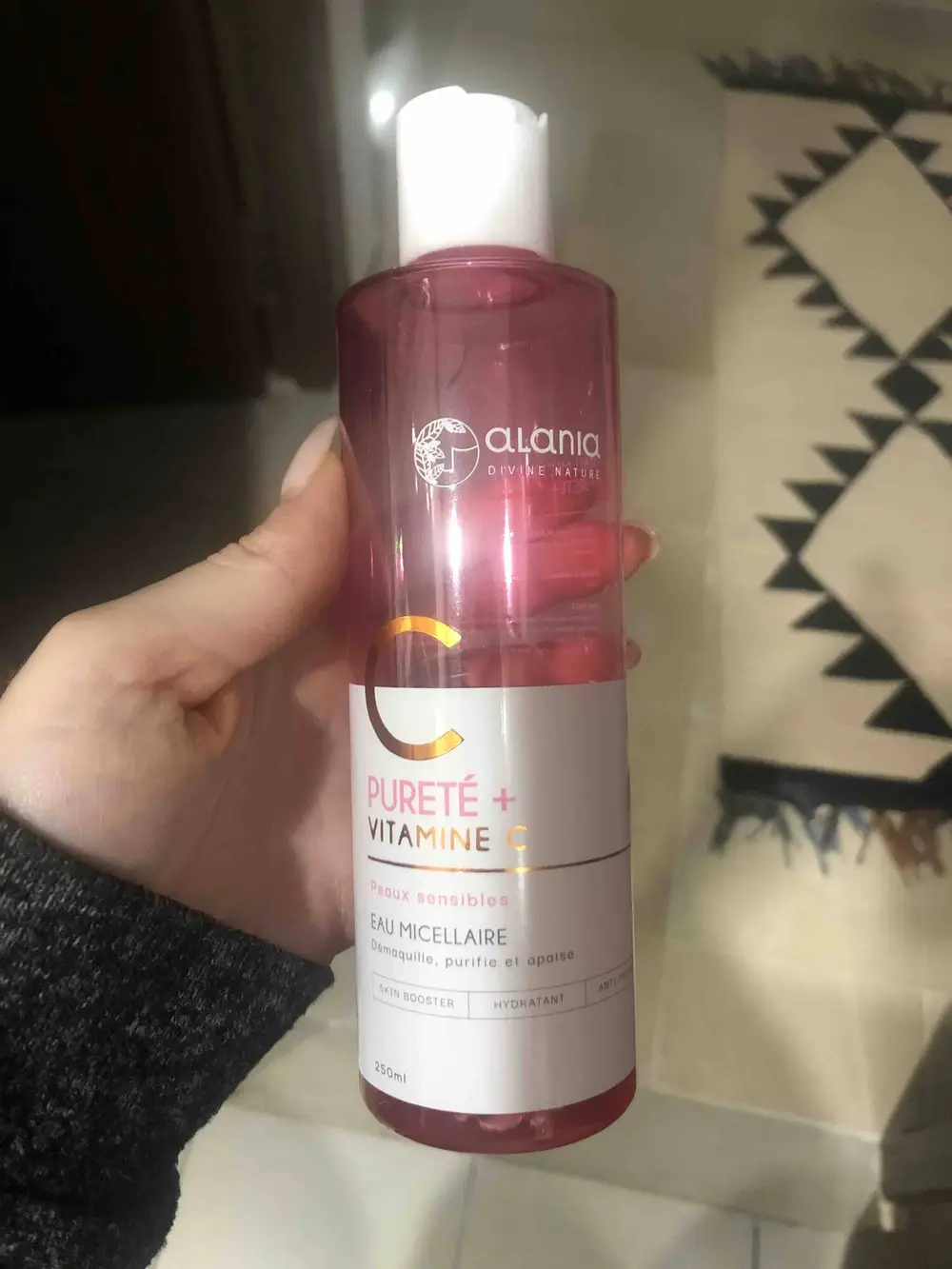 ALANIA - C pureté + vitamine C - Eau micellaire peaux sensibles