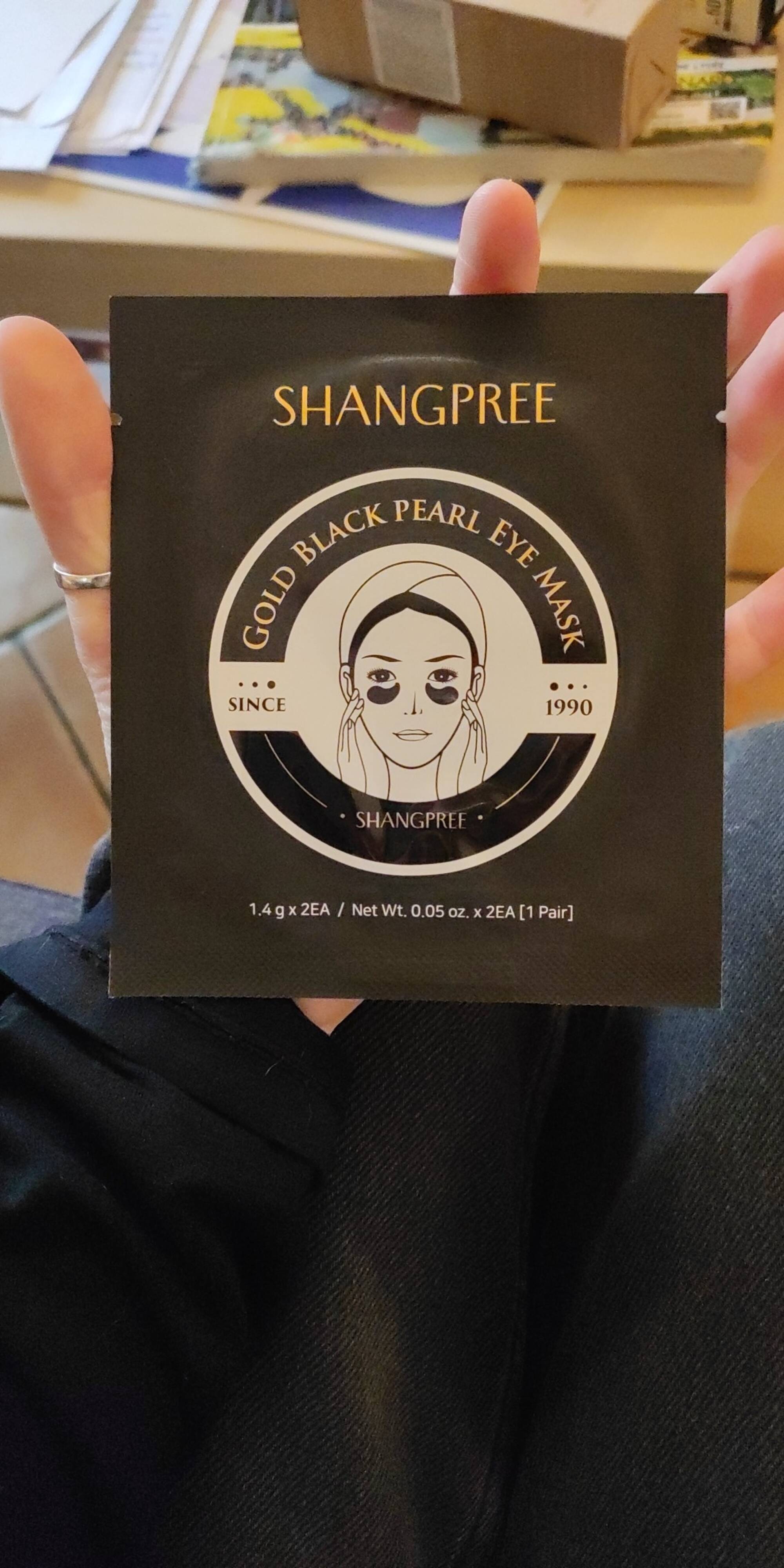 SHANGPREE - Gold black pearl eye mask