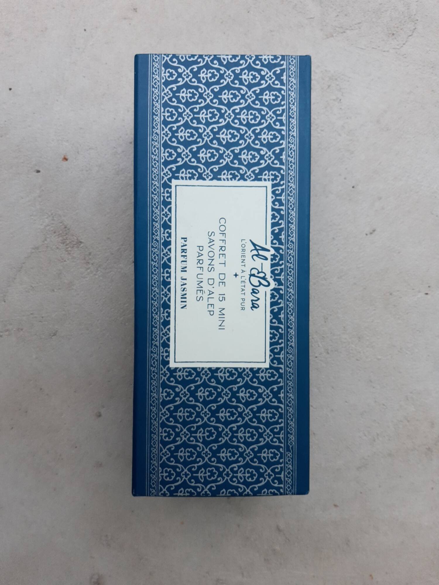 AL BARA - Coffret de 15 mini savons d'Alep parfumés jasmin
