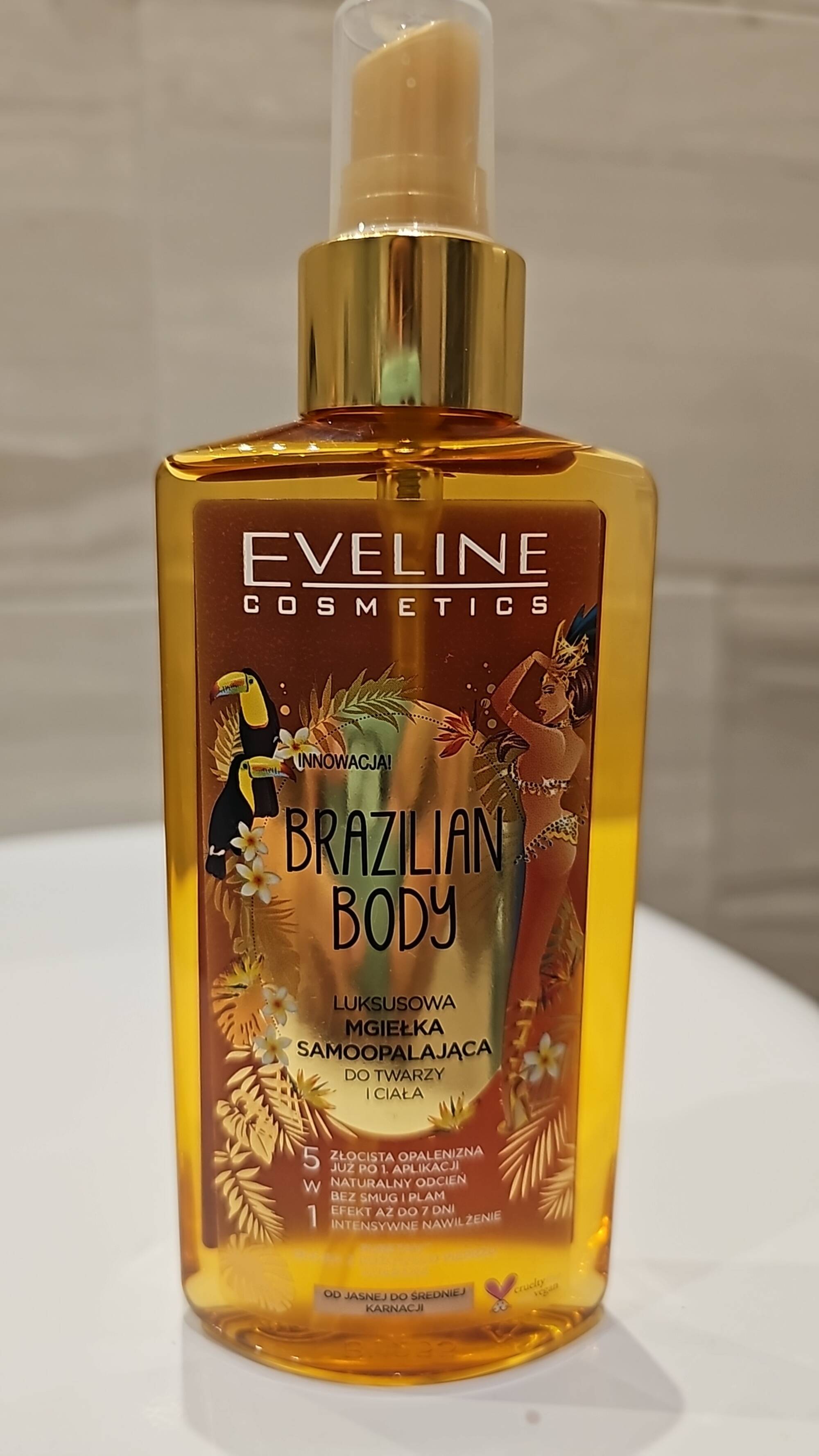 EVELINE COSMETICS - Brazilian body - Mgiełka samoopalająca