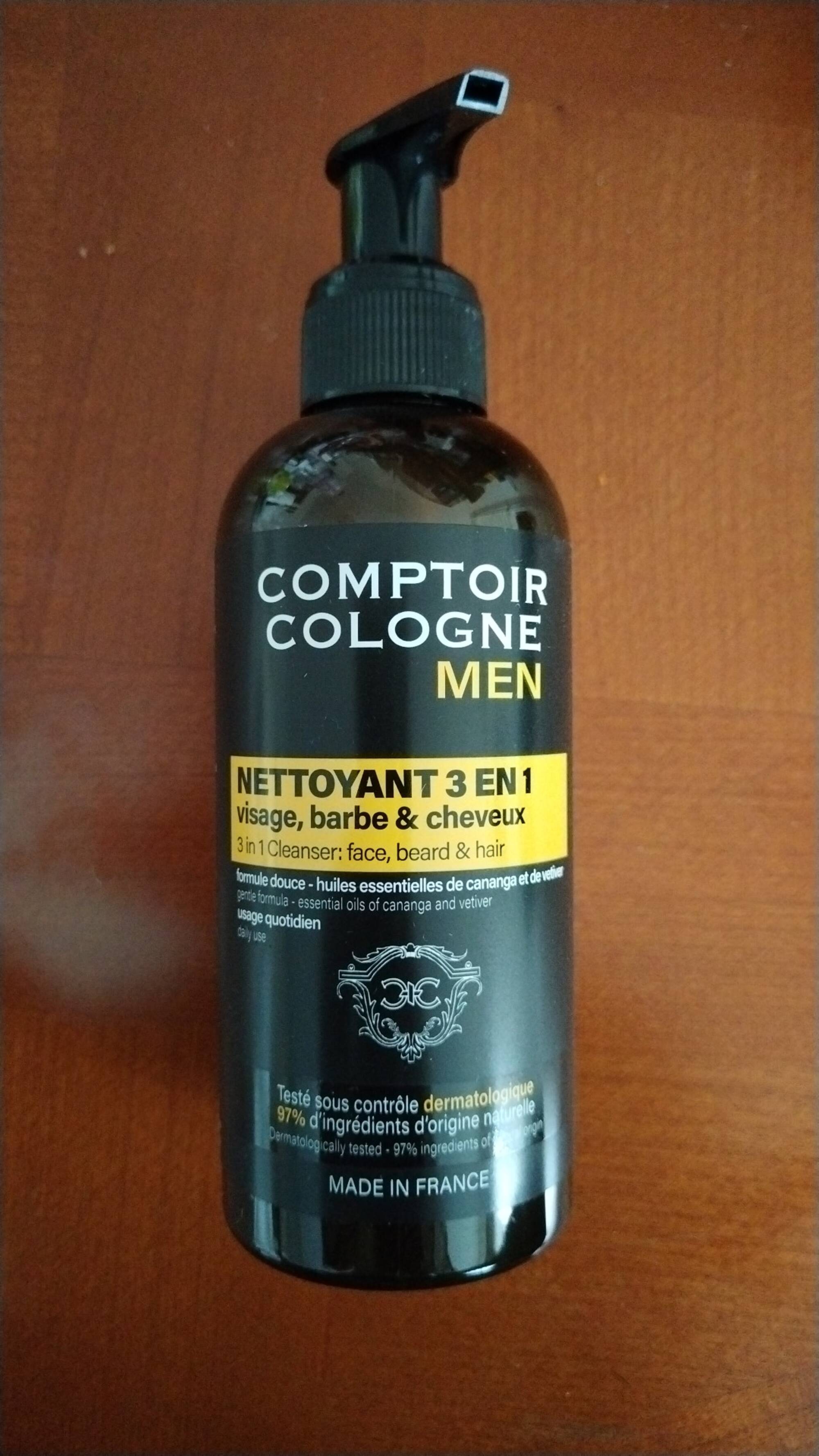 COMPTOIR COLOGNE - Nettoyant 3 en 1 visage, barbe & cheveux men