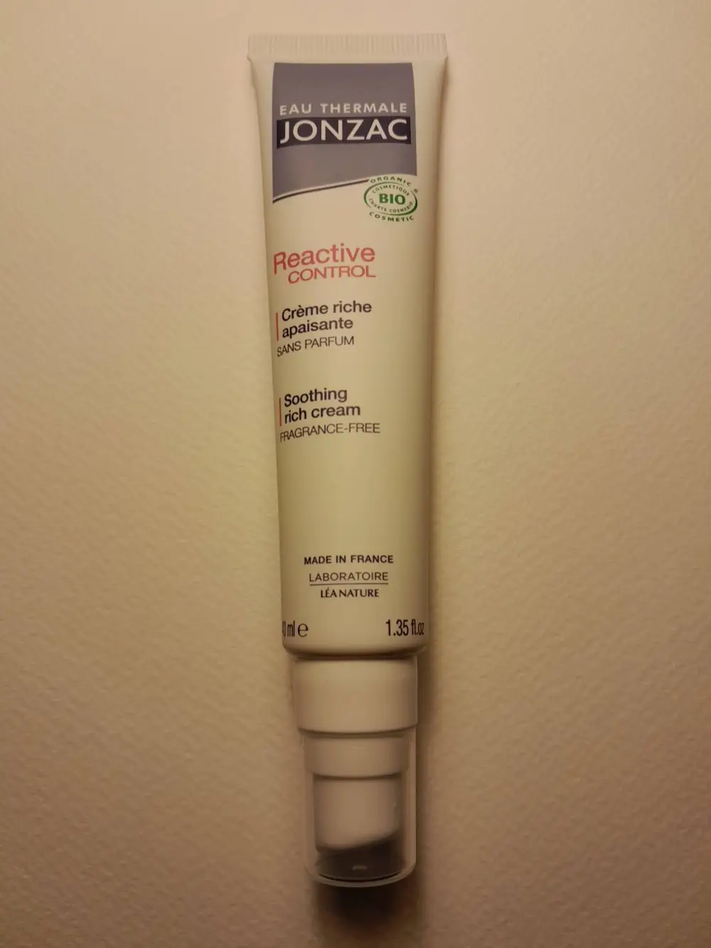 EAU THERMALE JONZAC - Réactive control - Crème riche apaisante