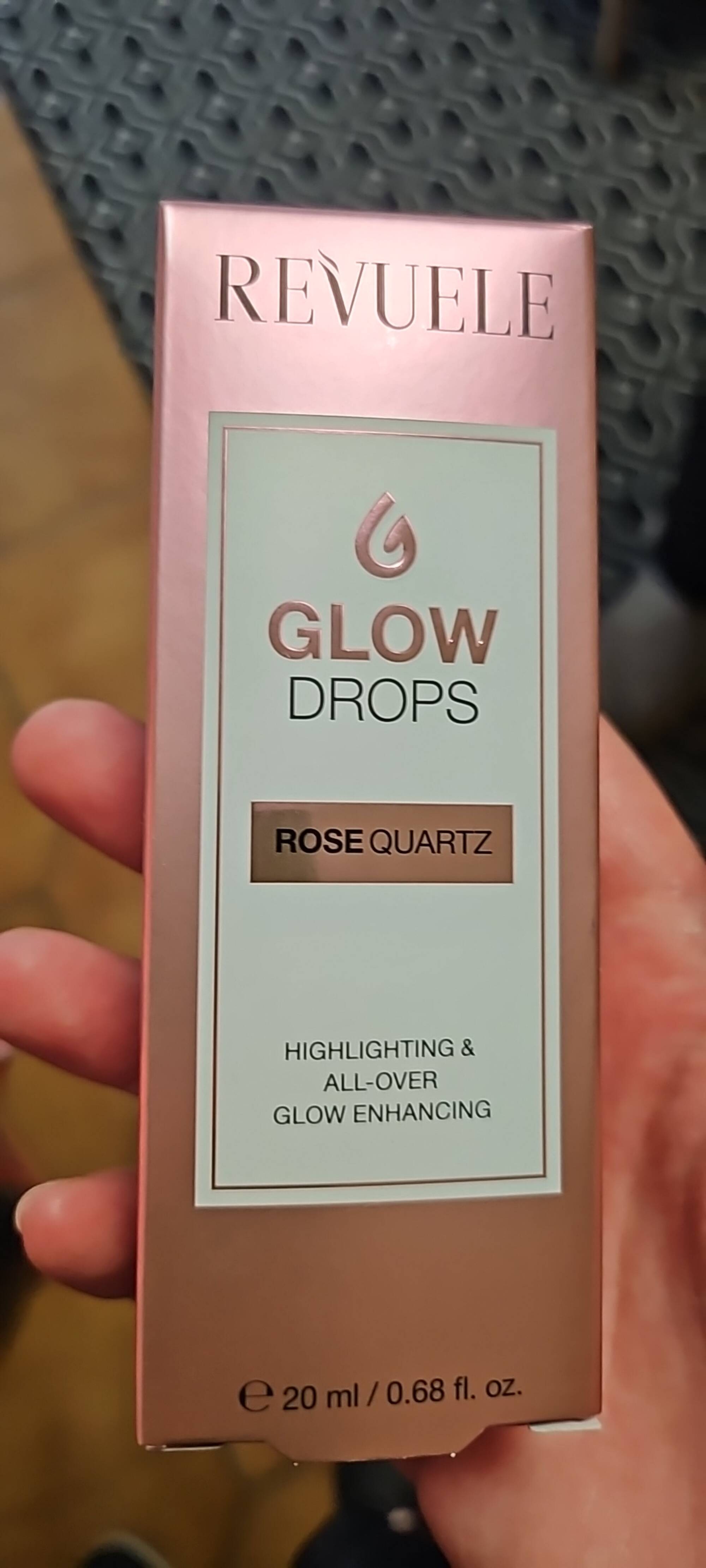 REVUELE - Glow drops rose quartz