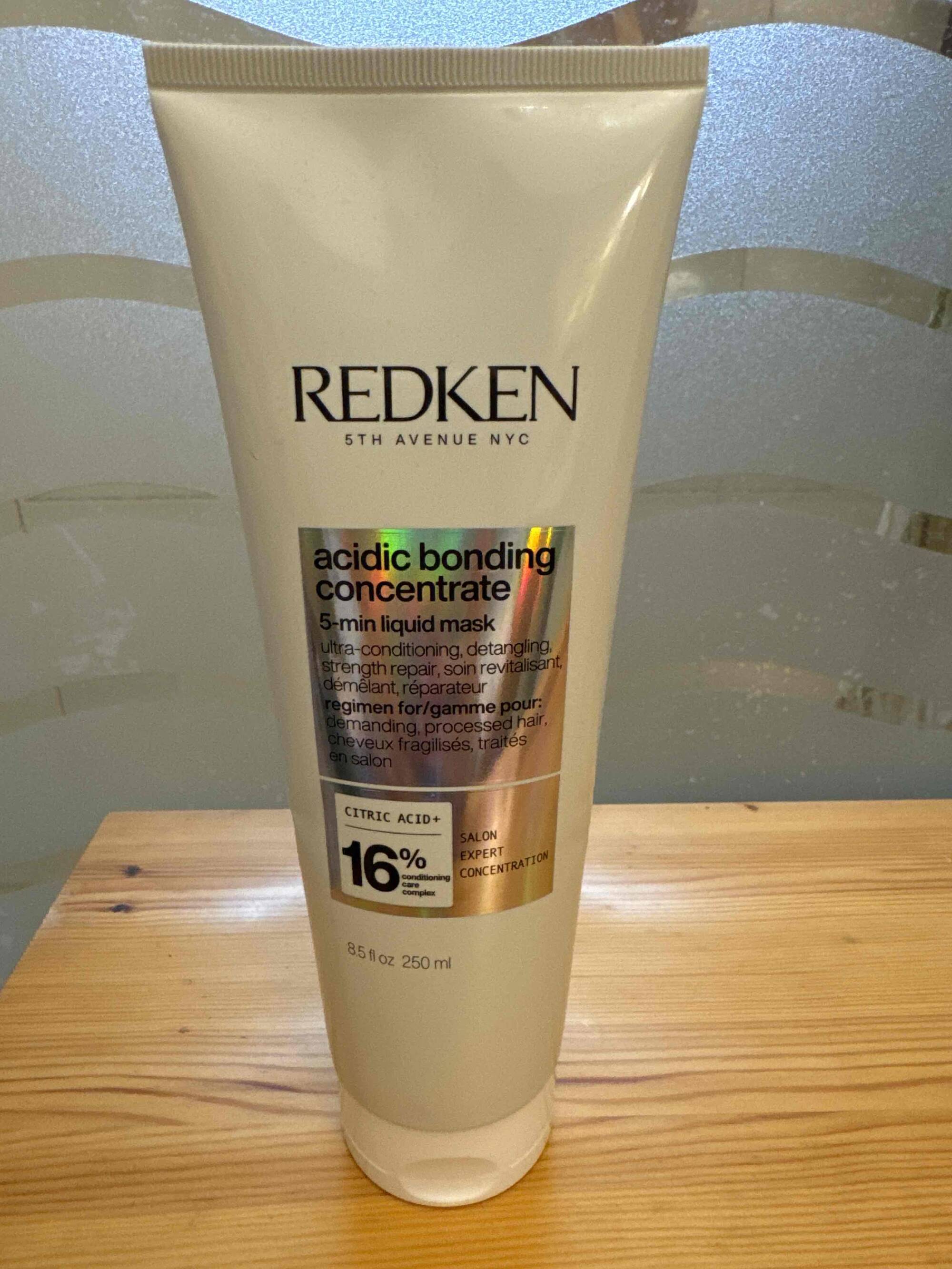 REDKEN - Acide bonding concentrate - 5 min liquid mask