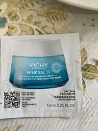 VICHY - Mineral 89 - Crème boost d'hydratation 100h riche