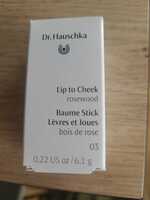 DR. HAUSCHKA - Baume stick lèvres et joues au bois de rose