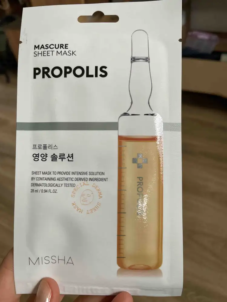 MISSHA - Propolis - Mascure sheet mask